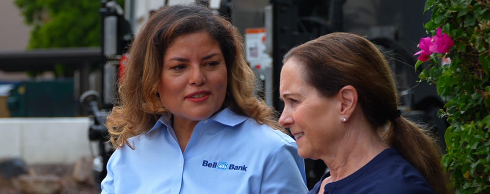 Nesbitt Contracting CFO, Susan Peters and Bell Bank Commercial Banker, Perla Salinas