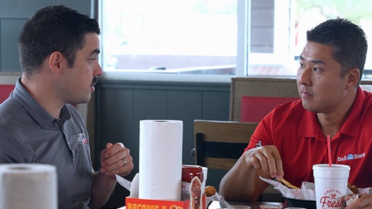 "In Business Together" Bell Bank and Slim Chickens