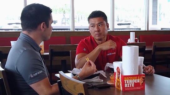 "In Business Together" Bell Bank and Slim Chickens