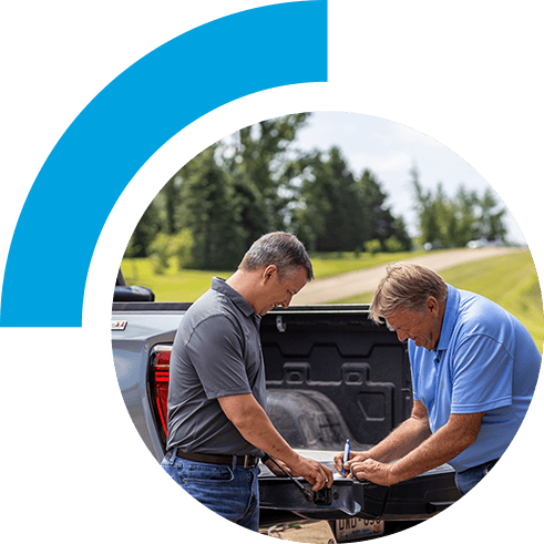 Agriculture signing papers