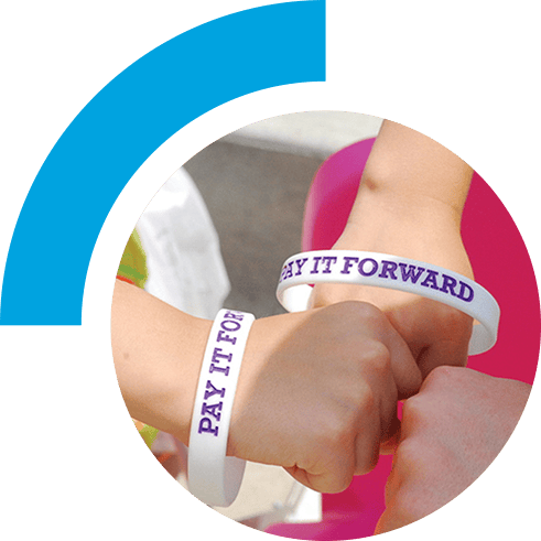 Pay it forward wristbands