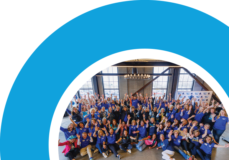 Bell Bank group photo at Six Degrees fundraiser