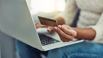 Credit Card at Computer