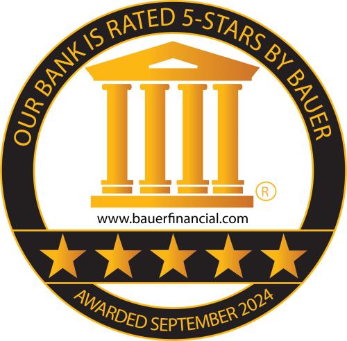 Bauer Financial 5 Star Bank Logo