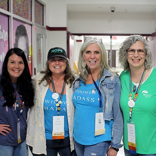 Jennifer with Soaring Spirits International volunteers