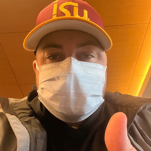 Pay It Forward recipient, Andy