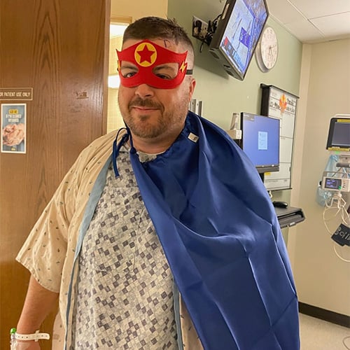 Pay It Forward recipient, Andy