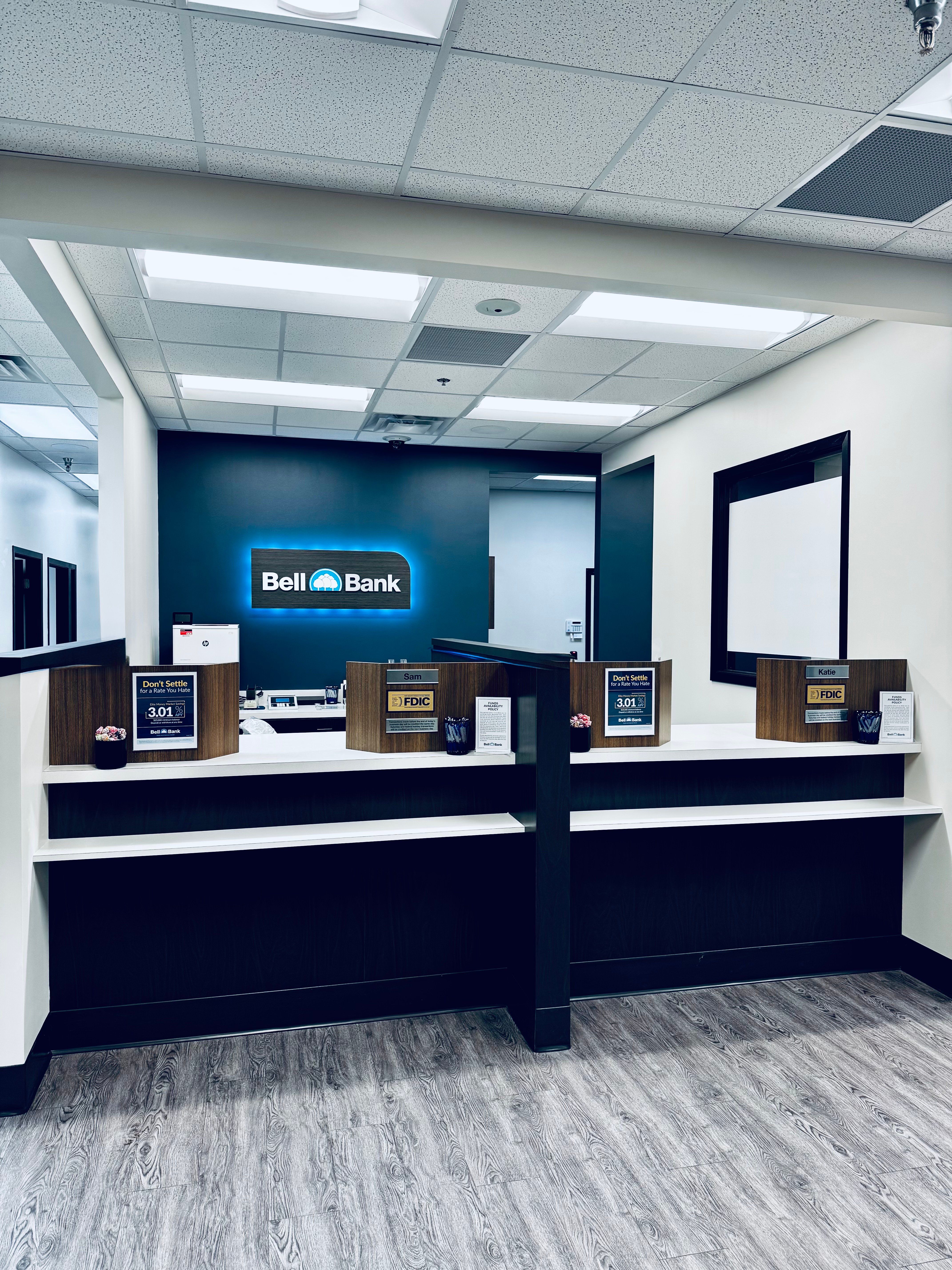 Bell Bank branch, Baxter, MN interior