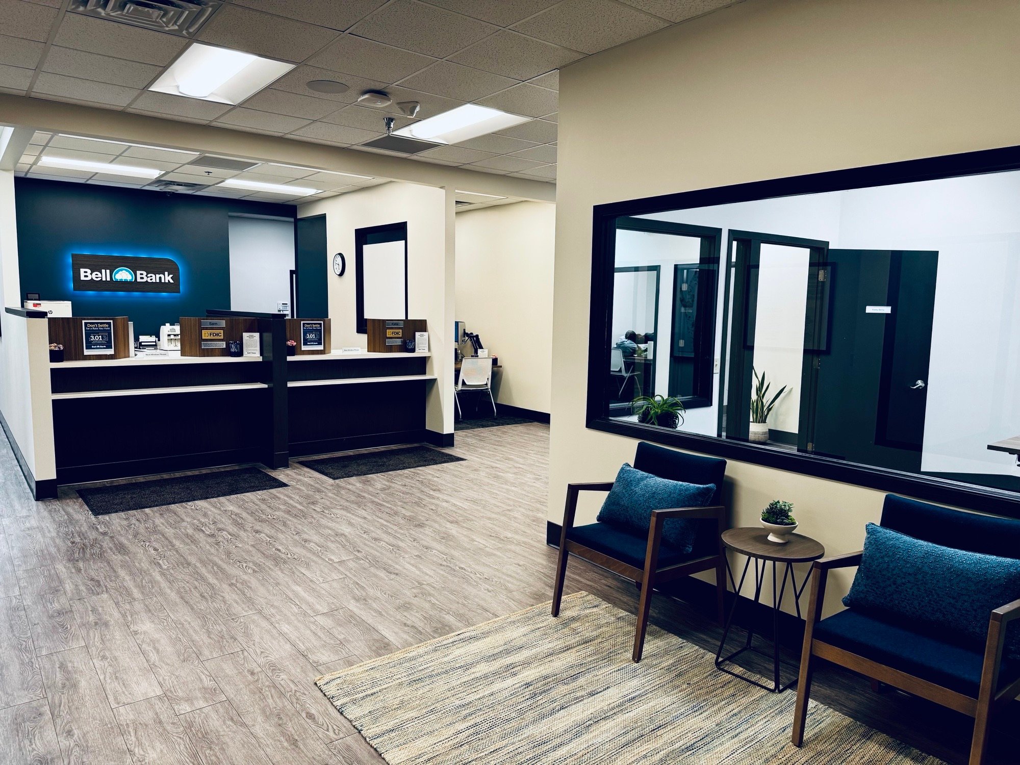 Bell Bank branch, Baxter, MN interior