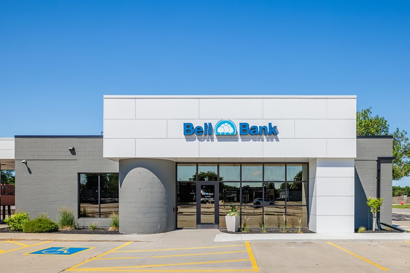Bell Bank Fargo South University branch location - exterior front