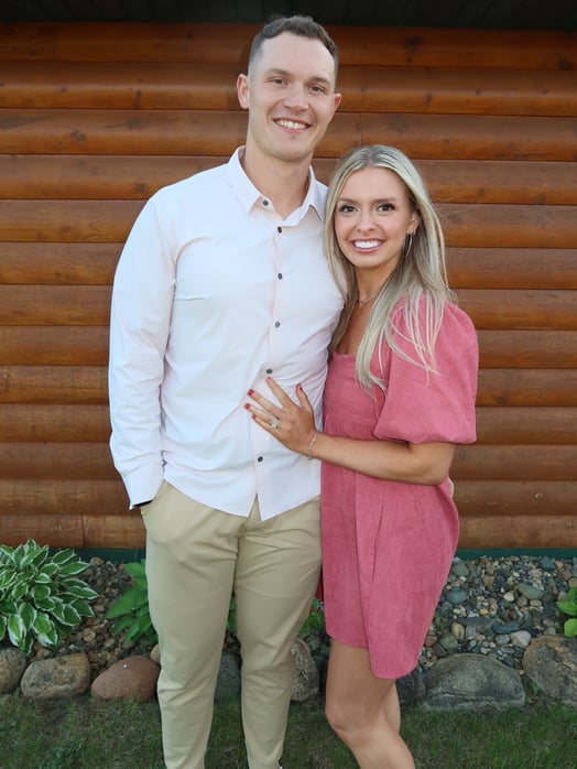 Lane Tucker-Lifestyle Photo-with wife