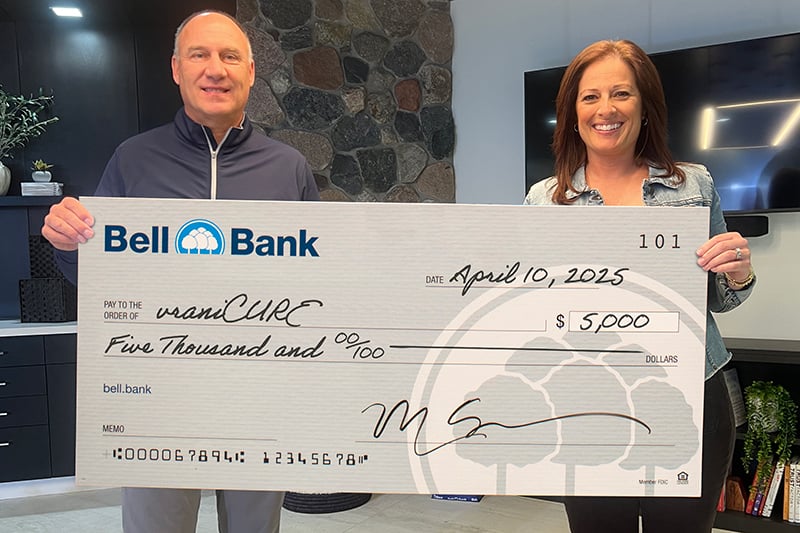 Greg Hammes and Bell Champion Marney Gellner