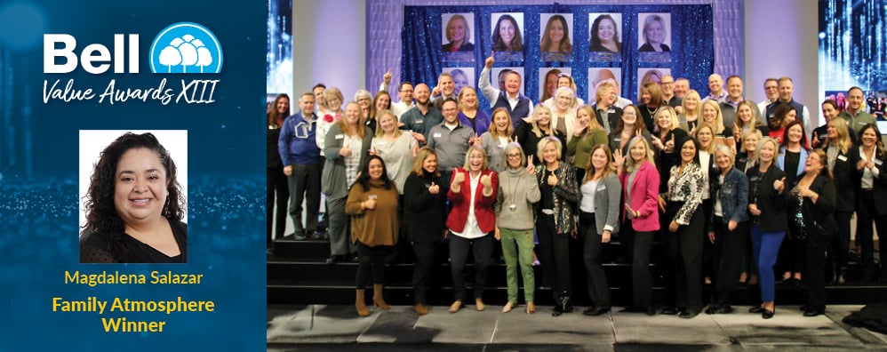 Bell Bank Bell Value Award - Family Atmosphere winner, Magdalena Salazar