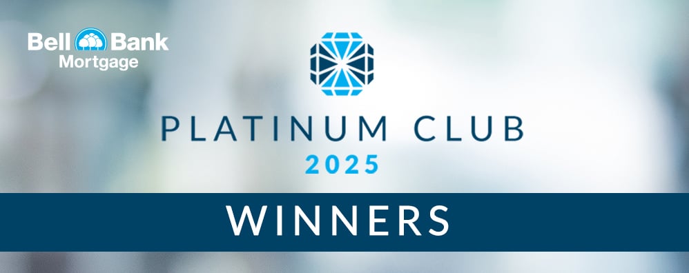 Bell Bank Mortgage Platinum Club 2025 Winners