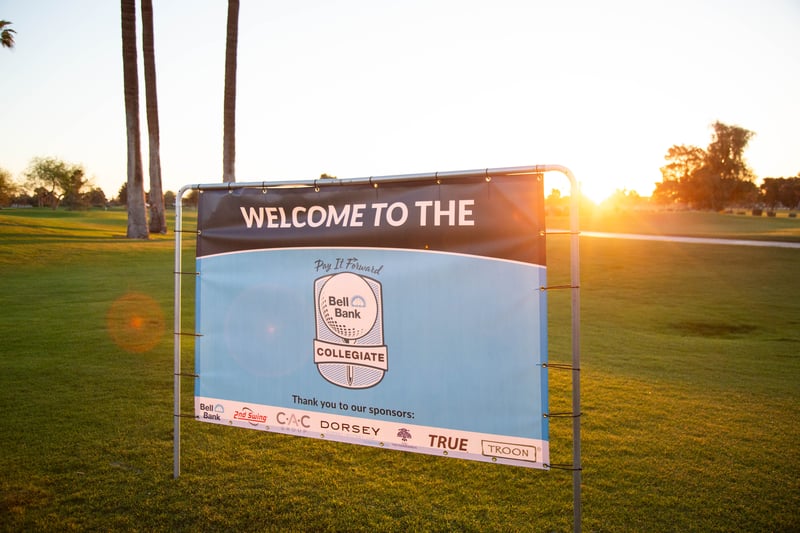 Bell Bank Pay It Forward Collegiate sign