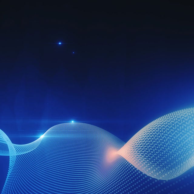 Abstract blue digital wave texture. Landing page, technology and future concept