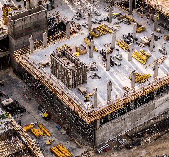 B�timent en construction