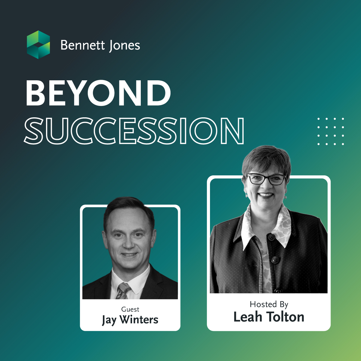 Bennett Jones Business Law Talks Podcast: Beyond Succession: Tax Strategies for Business Succession Planning