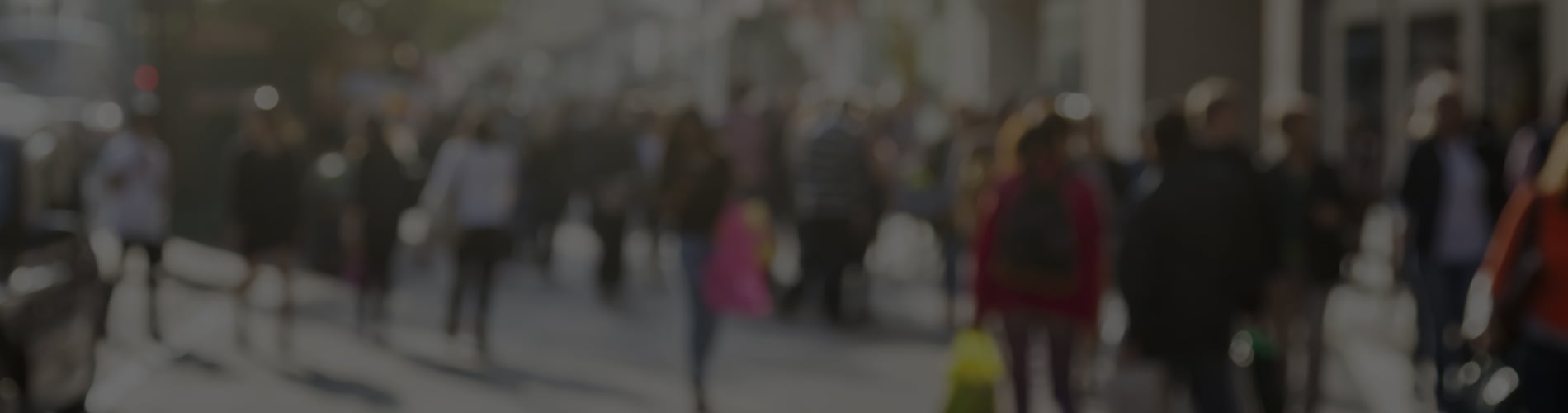 Consumers walking