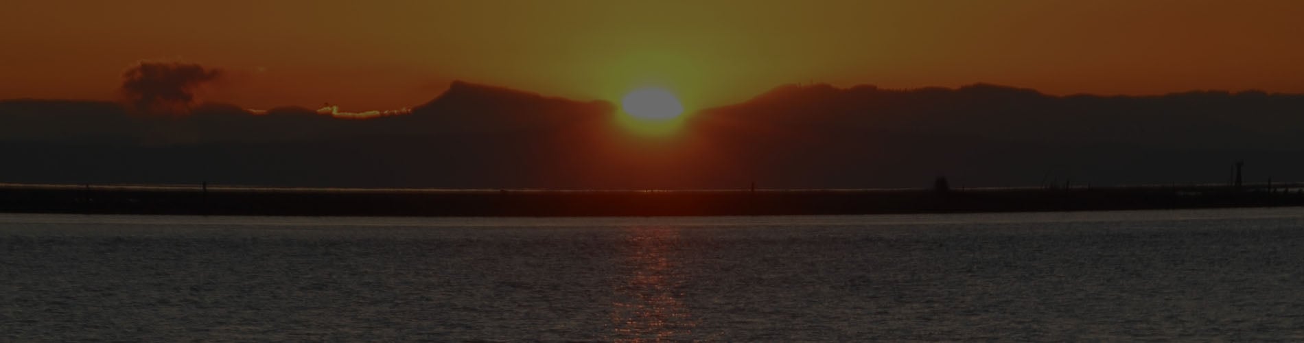 Sunrise over Georgia Straight