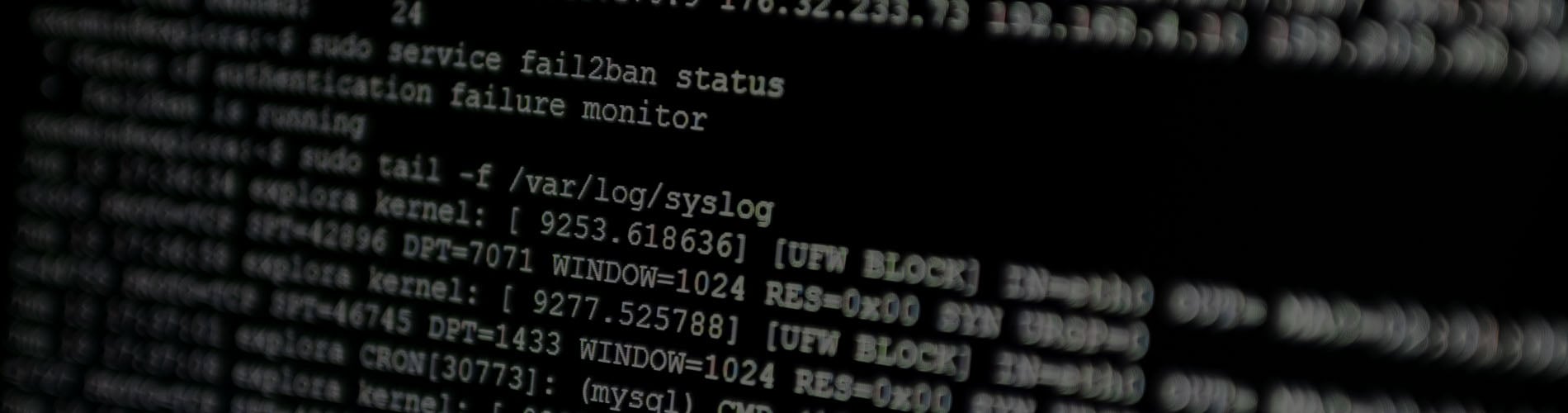 Cyber attack code panel