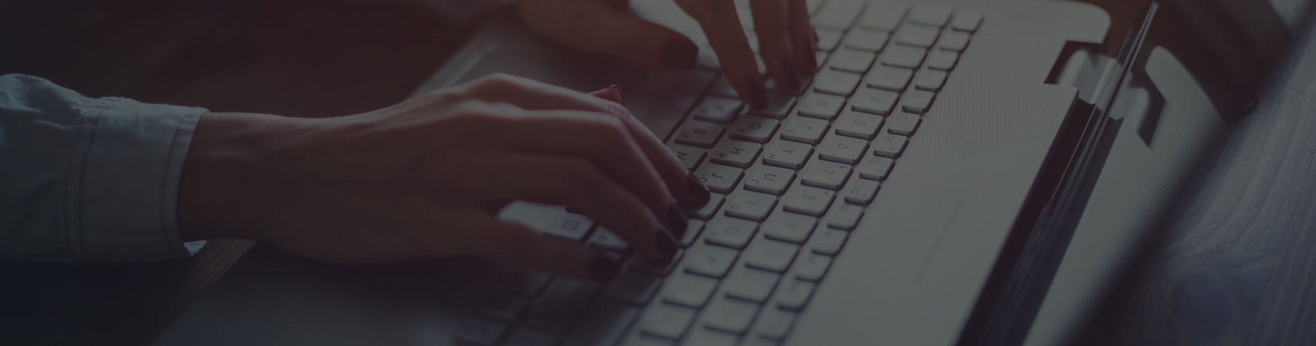 Laptop typing