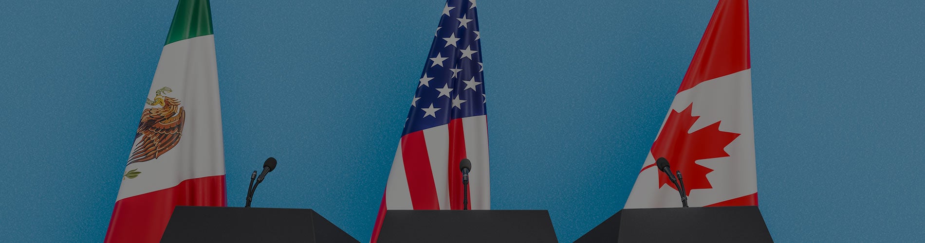 north american flags