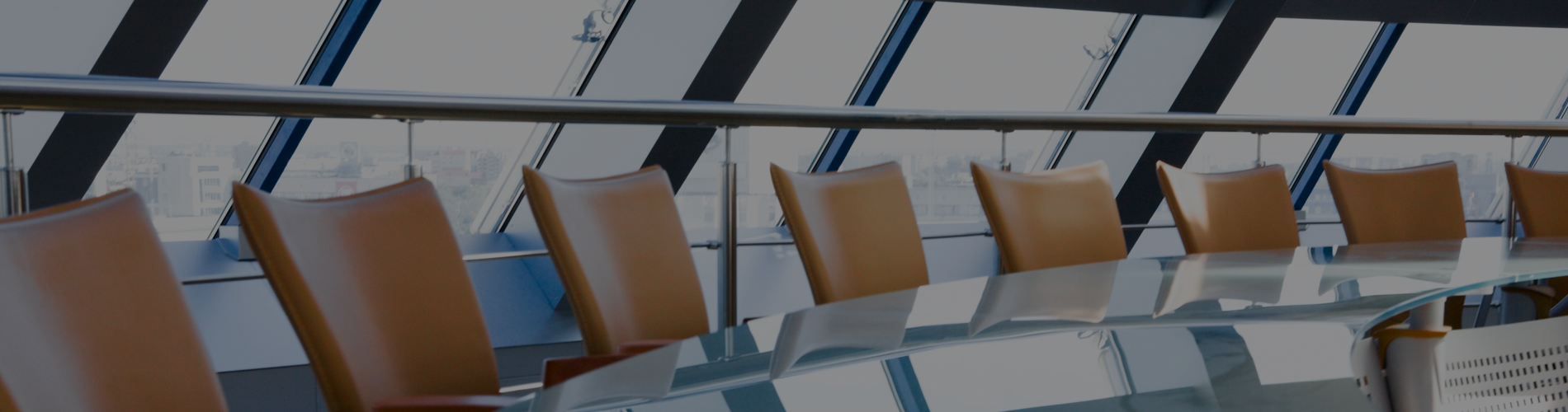 Conference table with chairs