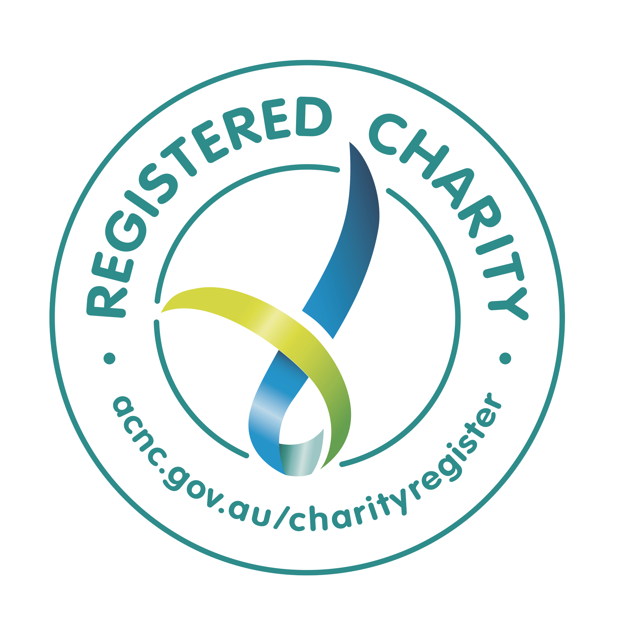 ACNC logo, registered charity, acnc.gov.au/charityregister