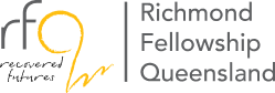 RFQ logo, Richmond Fellowship Queensland.