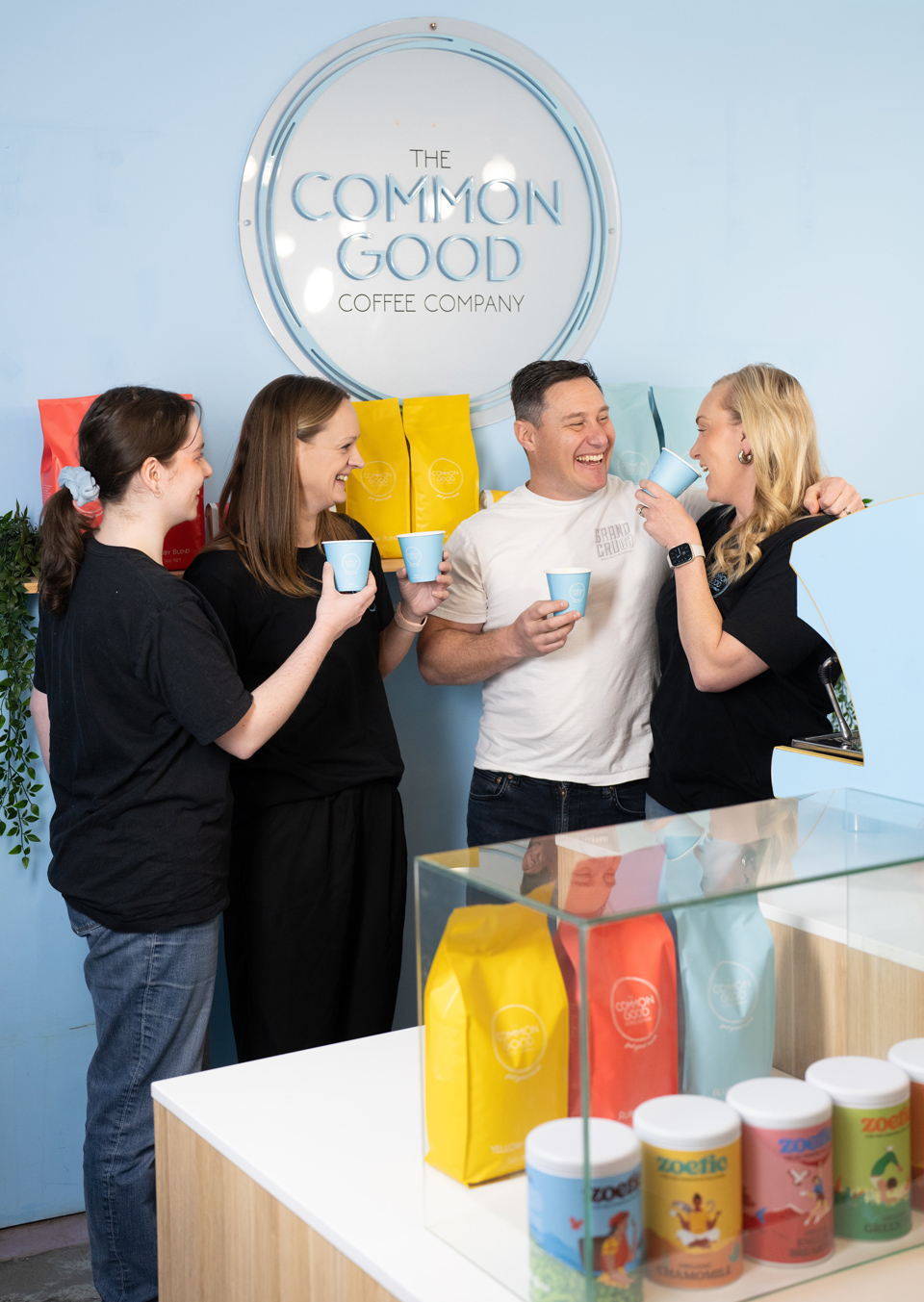 The team from Common Good Coffee Company 