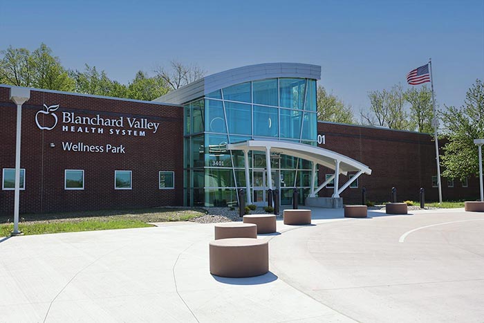 Exterior view of Wellness Park 3401building