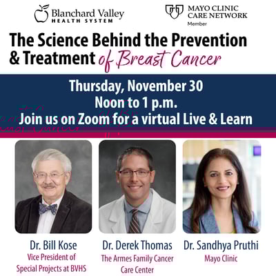 The Science Behind the Prevention & Treatment of Breast Cancer advert