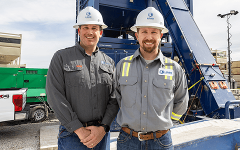 Lobo Logistics COO, Marcus Dacar and fellow employee. Lobo Logistics COO, Marcus Dacar and fellow employee.