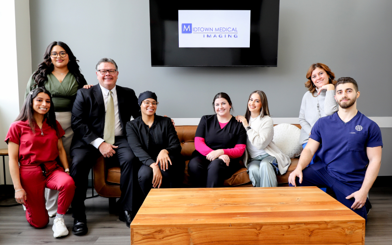 The staff at Midtown Medical Imaging in Forth Worth, Texas.