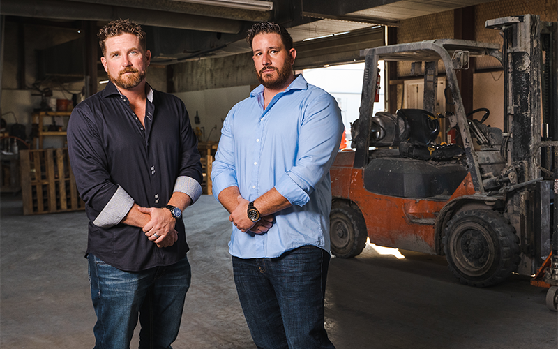 TNT Groups' CEO Todd McGlothlin and business partner, TJ Golden.