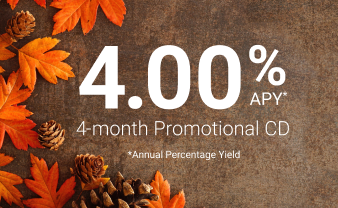 4.00% APY 4-month cd