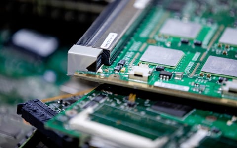 Recycled or refurbished electronic circuit from CDR Global.