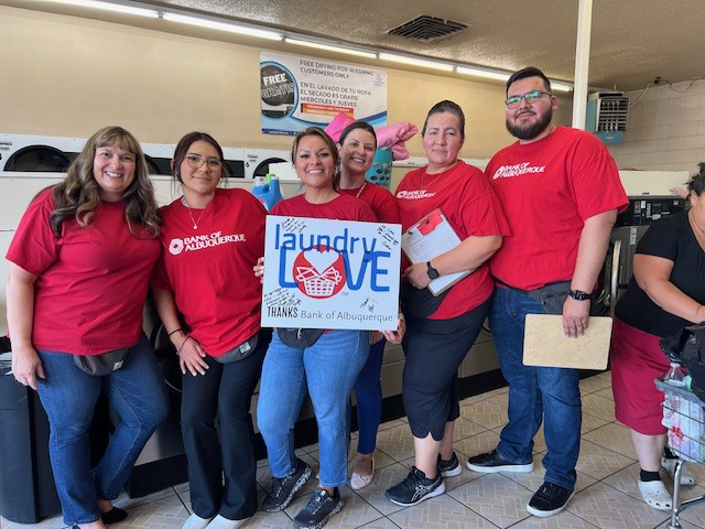 Bank of Albuquerque employees giving back in the community