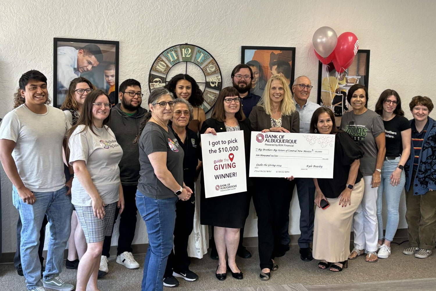 Bank of Albuquerque employees giving back in the community