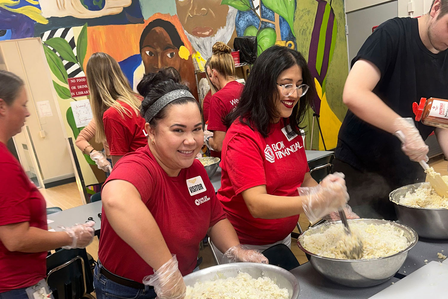 Bank of Oklahoma employees giving back in the community