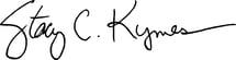 BOK Financial President Stacy Kymes signature