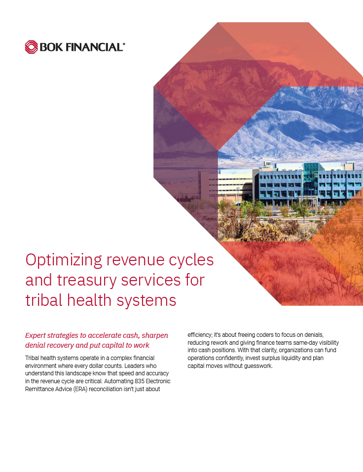 Optimizing revenue cycles and treasury services for Native Americans whitepaper
