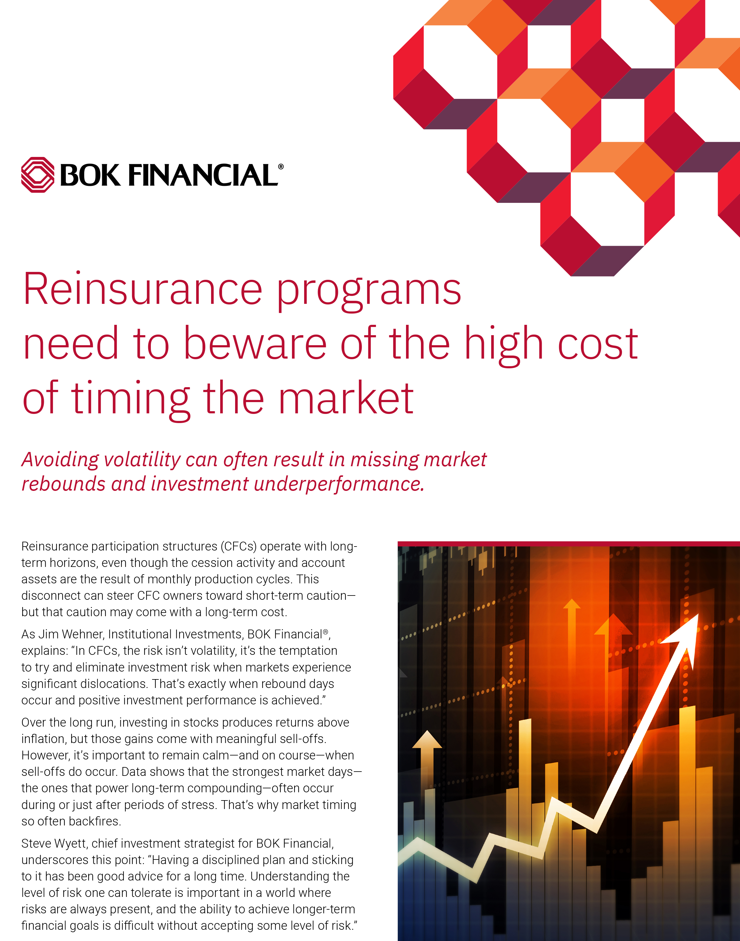 Reinsurance programs need to beware of the high cost of timing the market