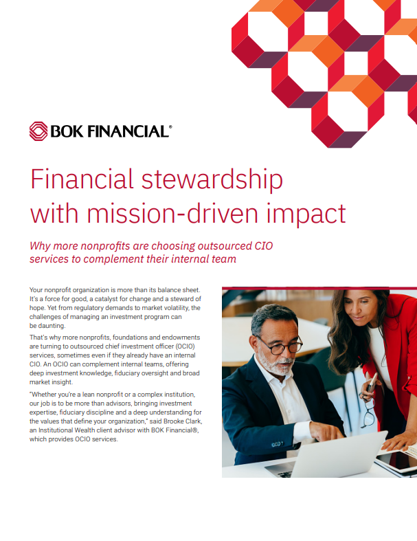 Financial Stewarship with Mission Driven Impact white paper