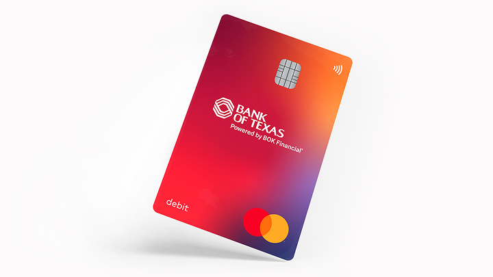 Bank of Texas debit card