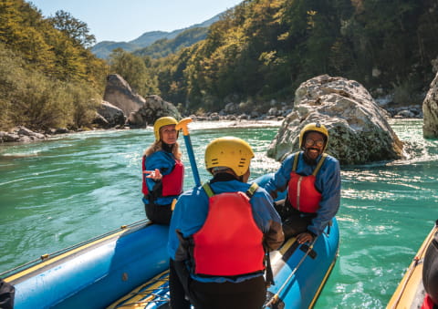 Kayakers planning their financial safety net