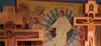 St. Nektarios Church mural