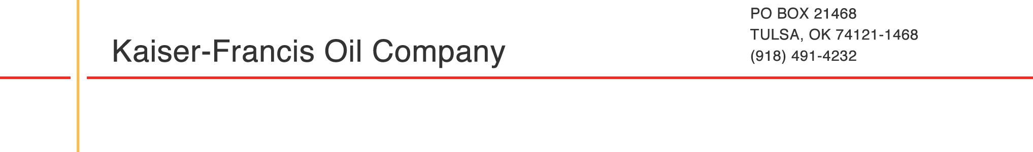 Kaiser-Francis Oil Company, Oklahoma