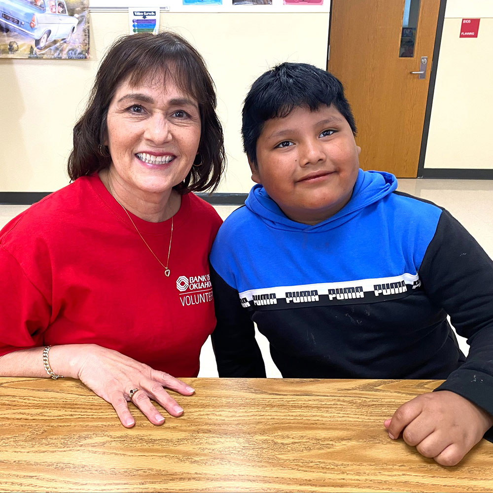 Luvenia Goodrich volunteers with the OKCPS Foundation.